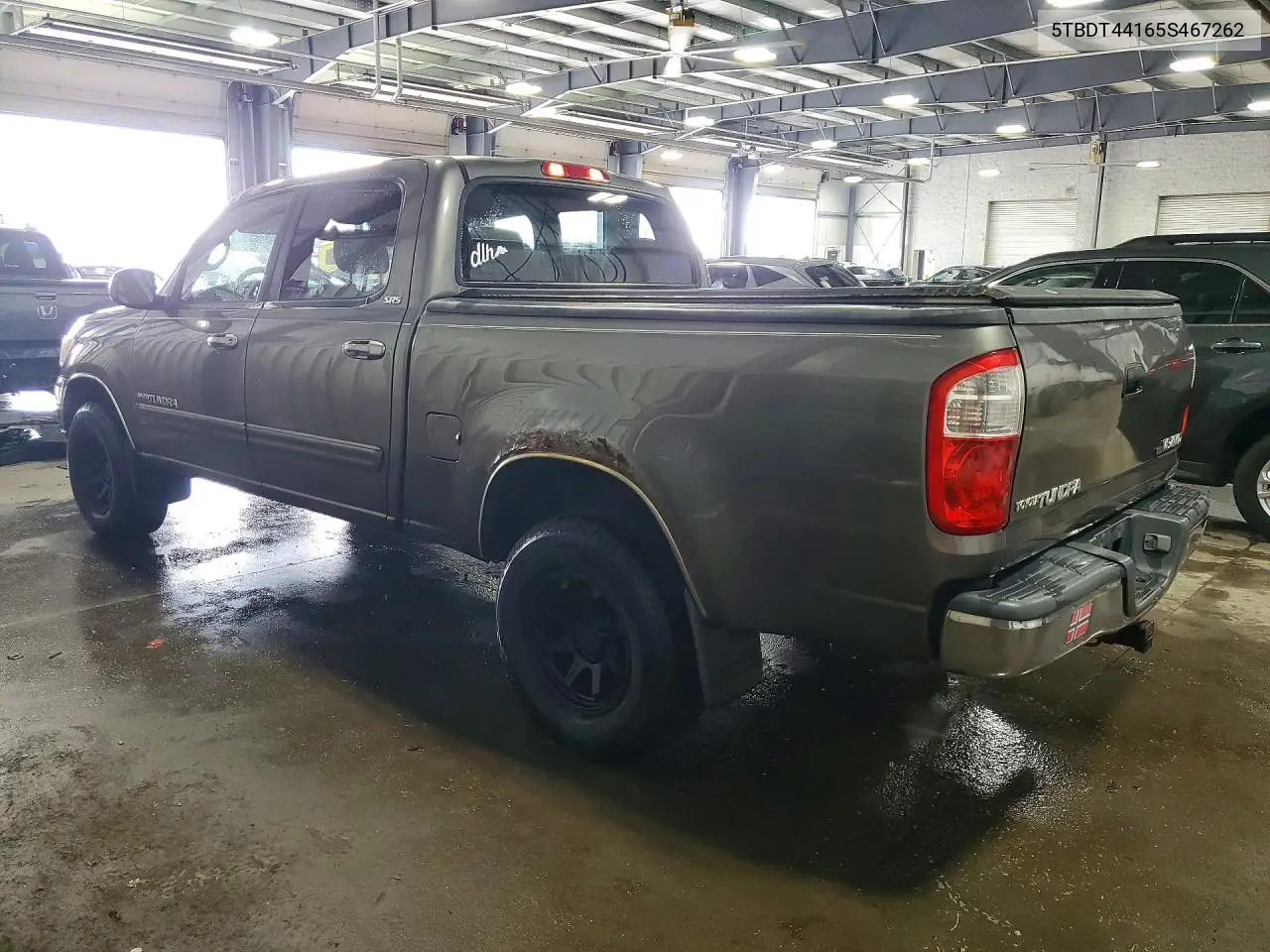 2005 Toyota Tundra Double Cab Sr5 VIN: 5TBDT44165S467262 Lot: 61758726