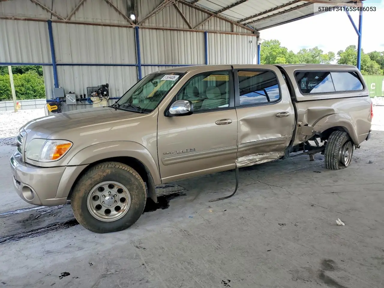 2005 Toyota Tundra Double Cab Sr5 VIN: 5TBET34165S486053 Lot: 61904406