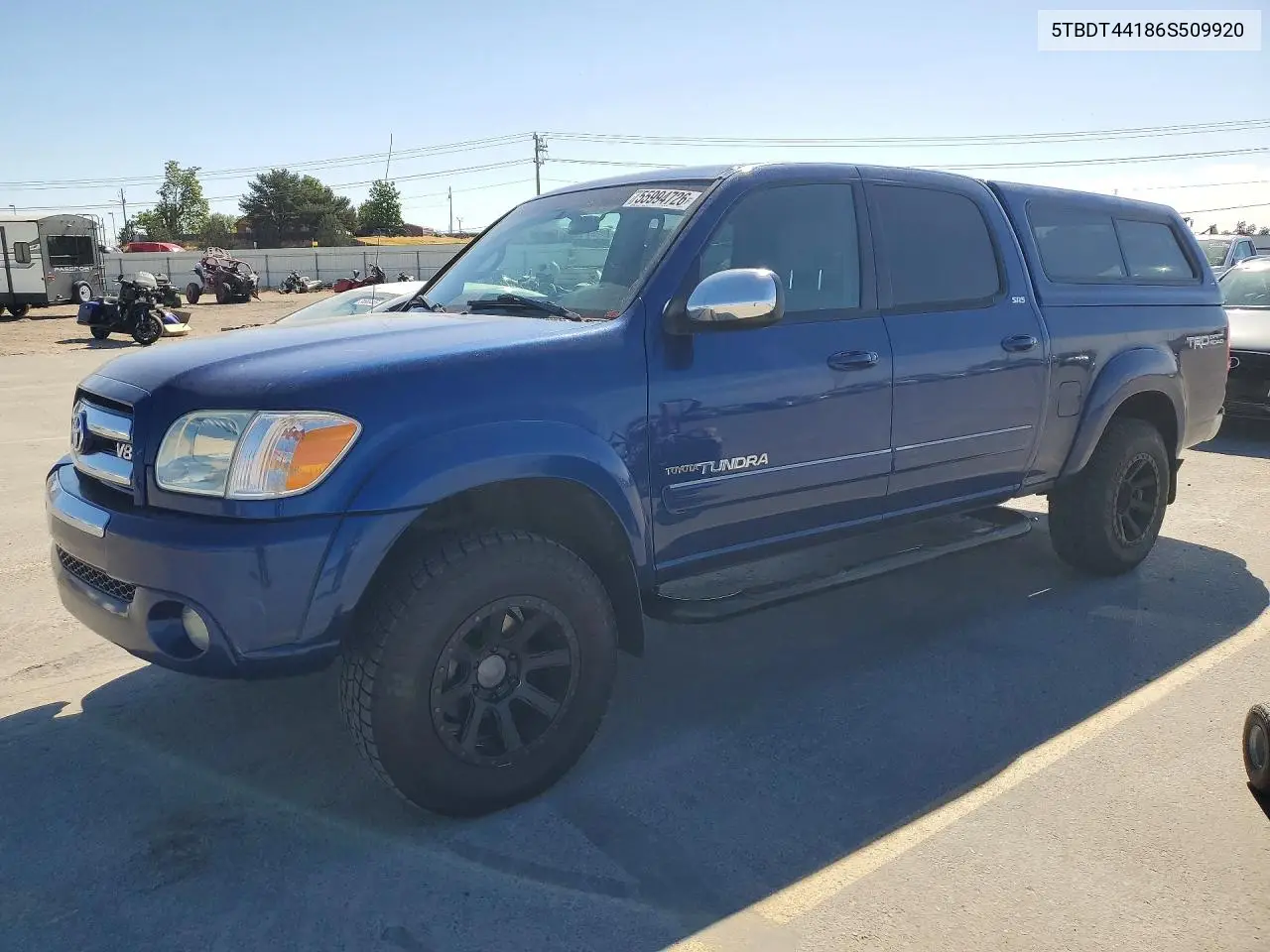 2006 Toyota Tundra Double Cab Sr5 VIN: 5TBDT44186S509920 Lot: 55994726