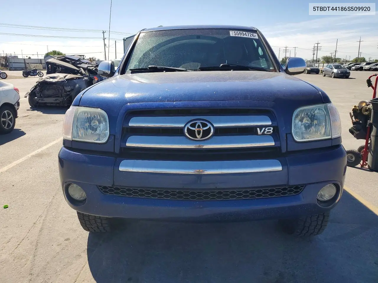 2006 Toyota Tundra Double Cab Sr5 VIN: 5TBDT44186S509920 Lot: 55994726