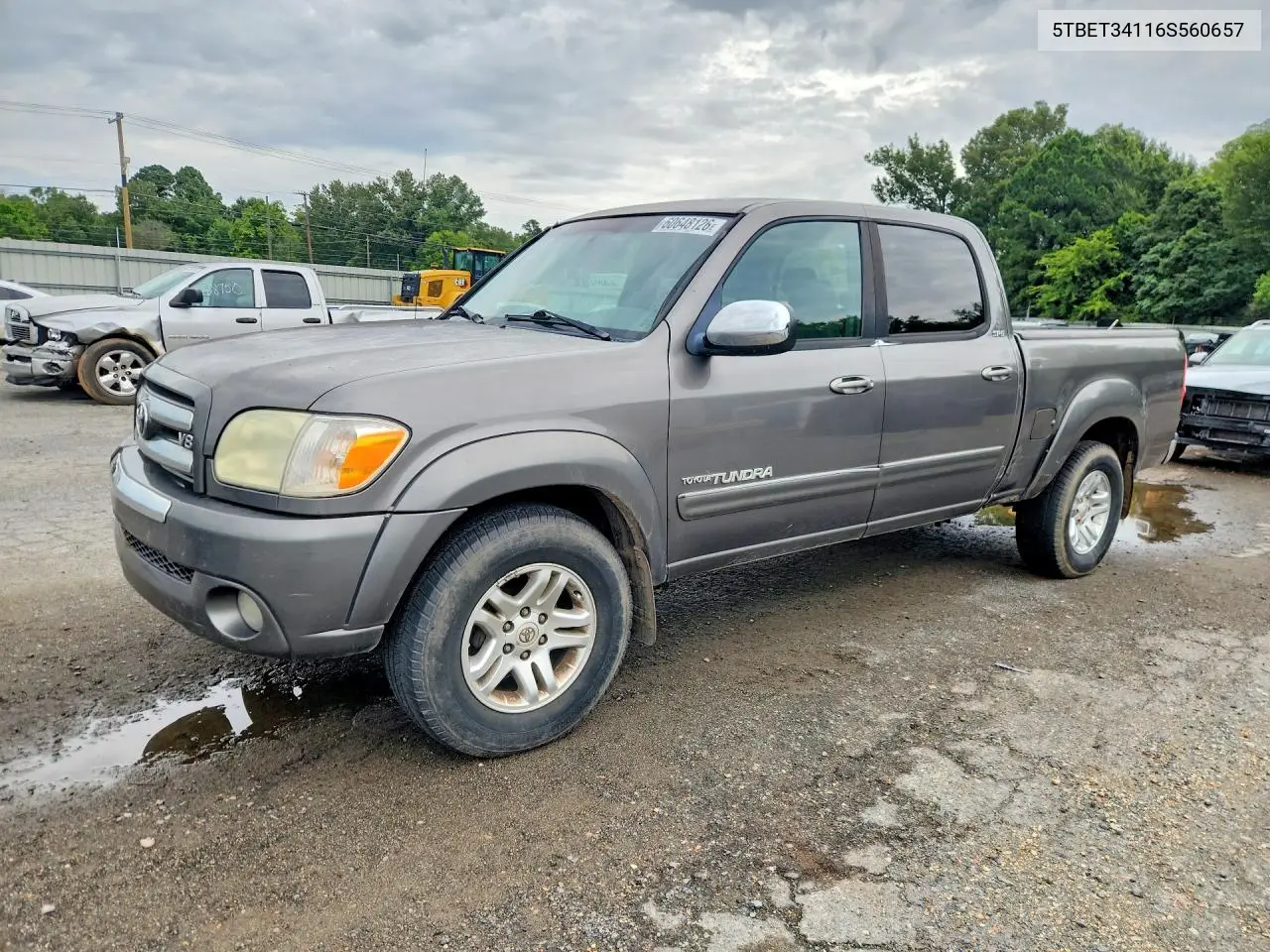 2006 Toyota Tundra Double Cab Sr5 VIN: 5TBET34116S560657 Lot: 60648126