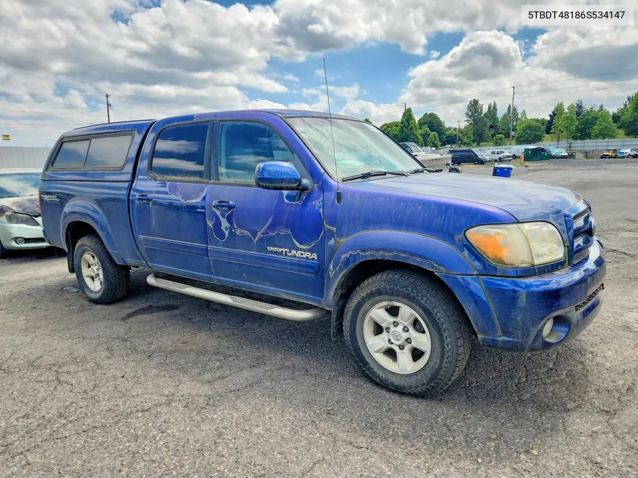 2006 Toyota Tundra Double Cab Limited VIN: 5TBDT48186S534147 Lot: 61445636