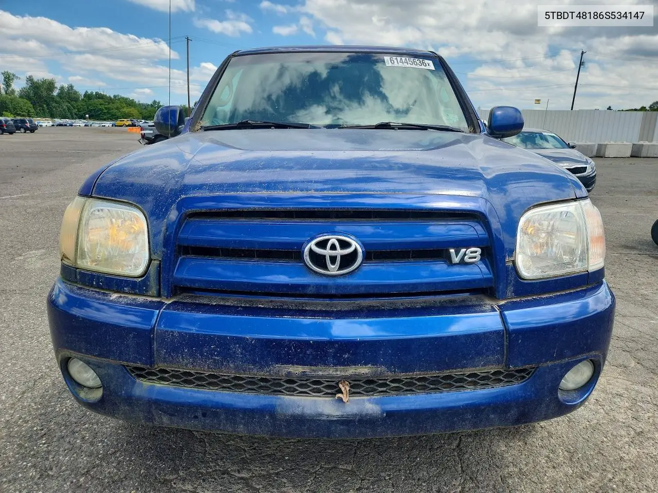 2006 Toyota Tundra Double Cab Limited VIN: 5TBDT48186S534147 Lot: 61445636