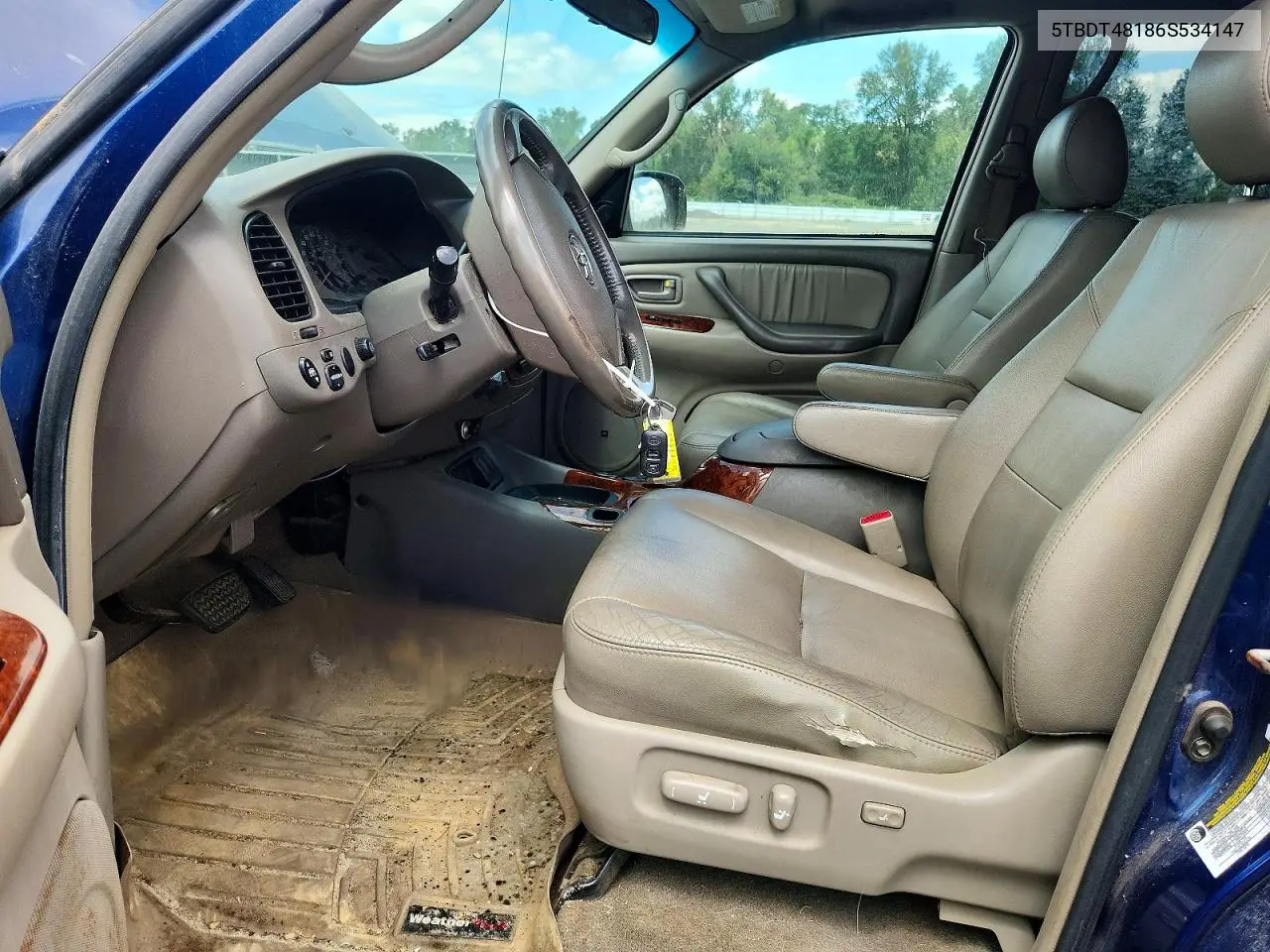 2006 Toyota Tundra Double Cab Limited VIN: 5TBDT48186S534147 Lot: 61445636