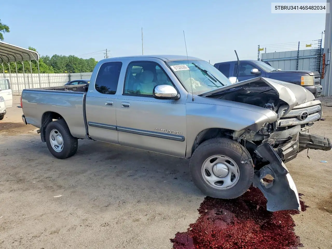 2006 Toyota Tundra Access Cab Sr5 VIN: 5TBRU34146S482034 Lot: 61526586
