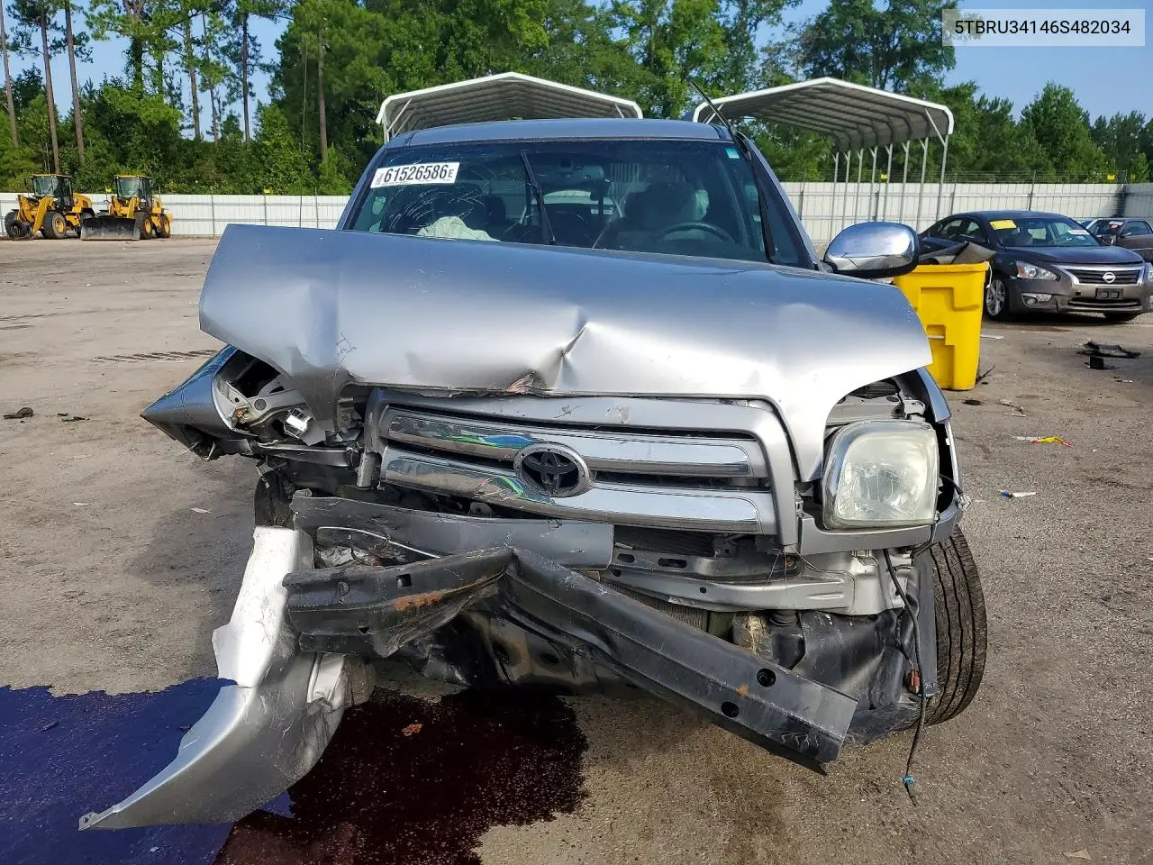 2006 Toyota Tundra Access Cab Sr5 VIN: 5TBRU34146S482034 Lot: 61526586