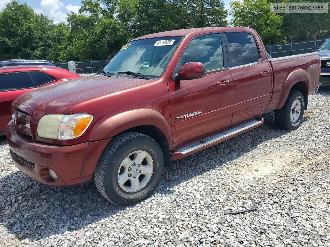 2006 Toyota Tundra Double Cab Limited VIN: 5TBET38176S527785 Lot: 61790676