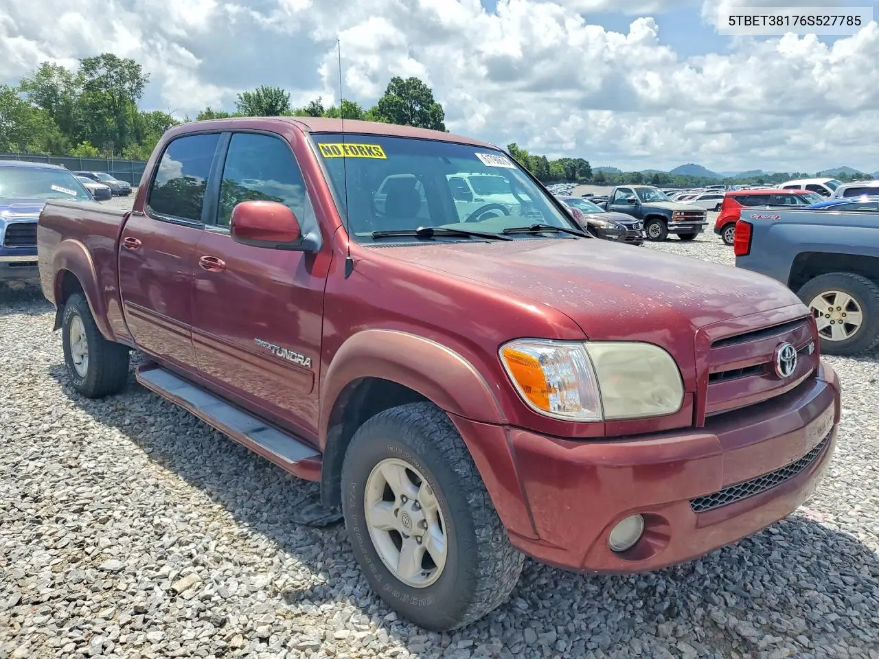 2006 Toyota Tundra Double Cab Limited VIN: 5TBET38176S527785 Lot: 61790676