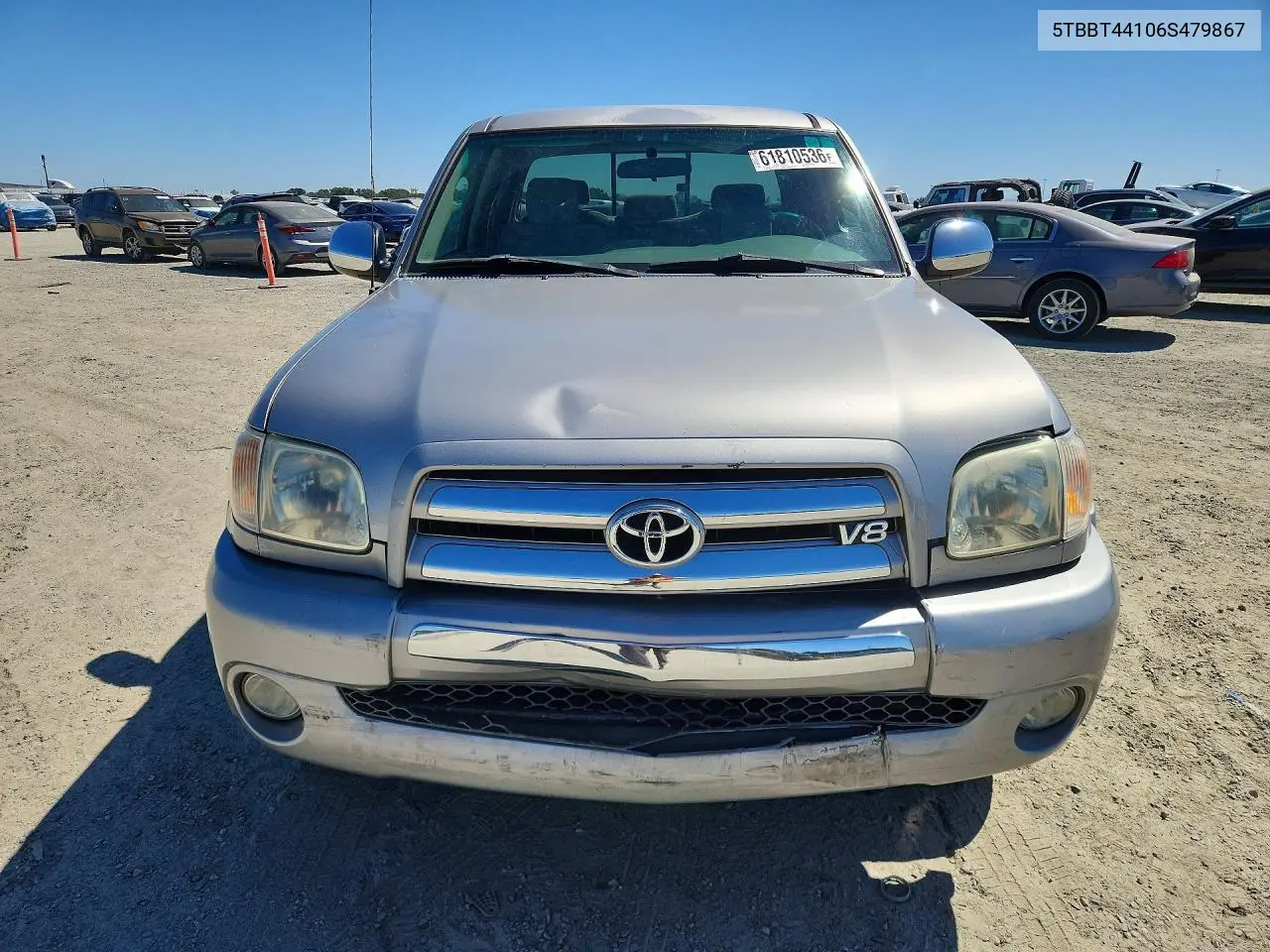 2006 Toyota Tundra Sr5 VIN: 5TBBT44106S479867 Lot: 61810536