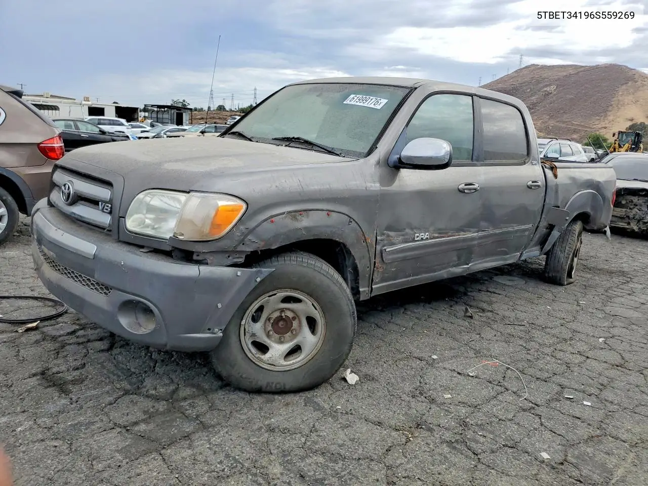 2006 Toyota Tundra Double Cab Sr5 VIN: 5TBET34196S559269 Lot: 61999176