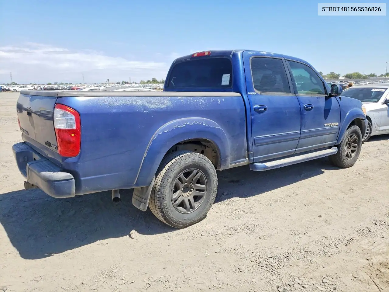 2006 Toyota Tundra Double Cab Limited VIN: 5TBDT48156S536826 Lot: 62007586