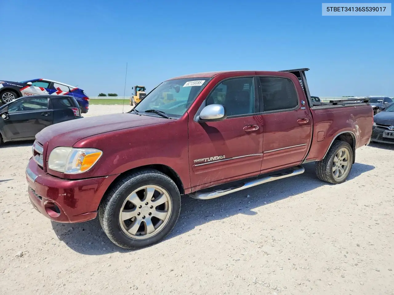 2006 Toyota Tundra Double Cab Sr5 VIN: 5TBET34136S539017 Lot: 62159086