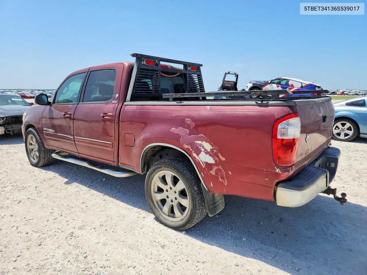 2006 Toyota Tundra Double Cab Sr5 VIN: 5TBET34136S539017 Lot: 62159086