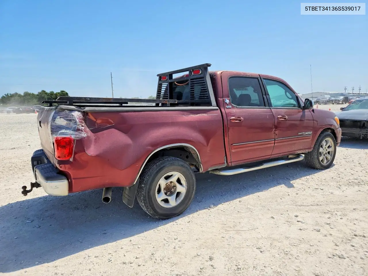 2006 Toyota Tundra Double Cab Sr5 VIN: 5TBET34136S539017 Lot: 62159086