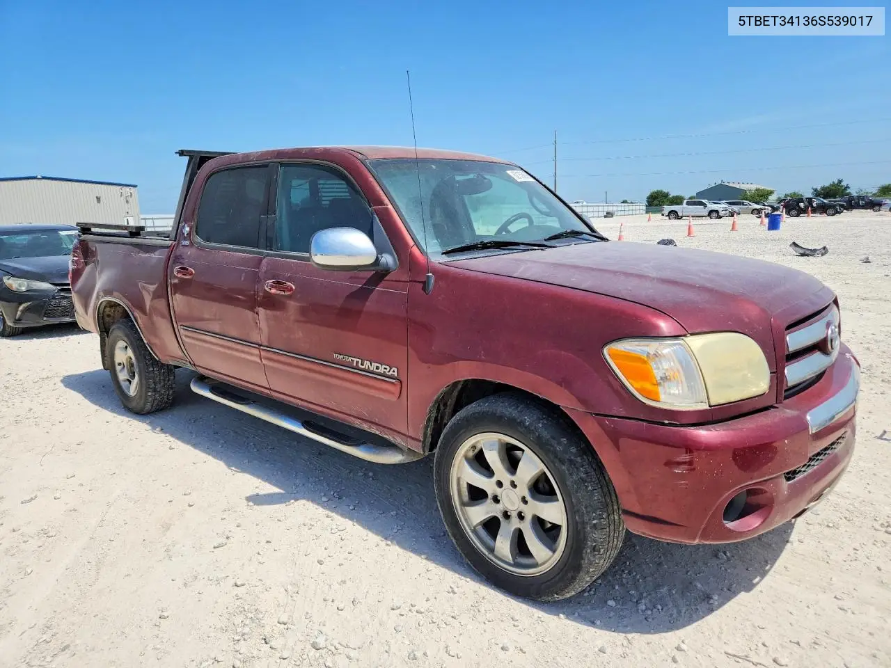 2006 Toyota Tundra Double Cab Sr5 VIN: 5TBET34136S539017 Lot: 62159086