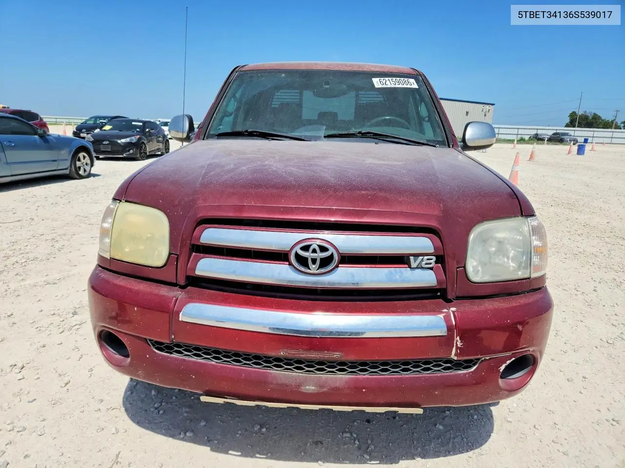 2006 Toyota Tundra Double Cab Sr5 VIN: 5TBET34136S539017 Lot: 62159086
