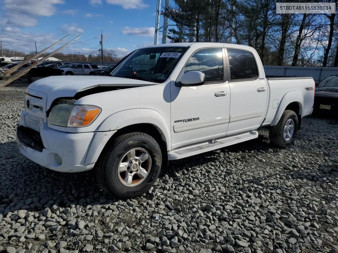 5TBDT48116S530134 2006 Toyota Tundra Double Cab Limited