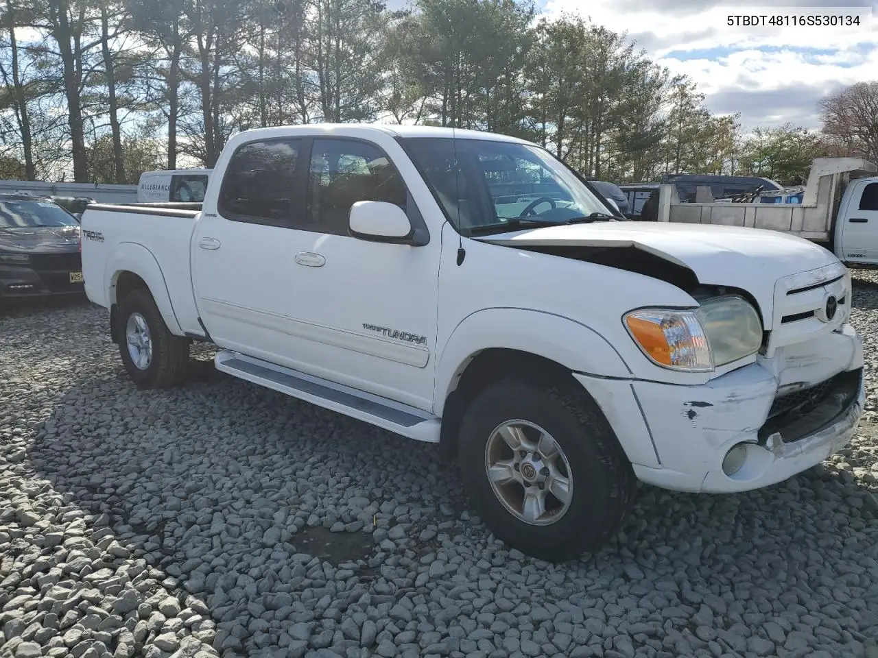 5TBDT48116S530134 2006 Toyota Tundra Double Cab Limited