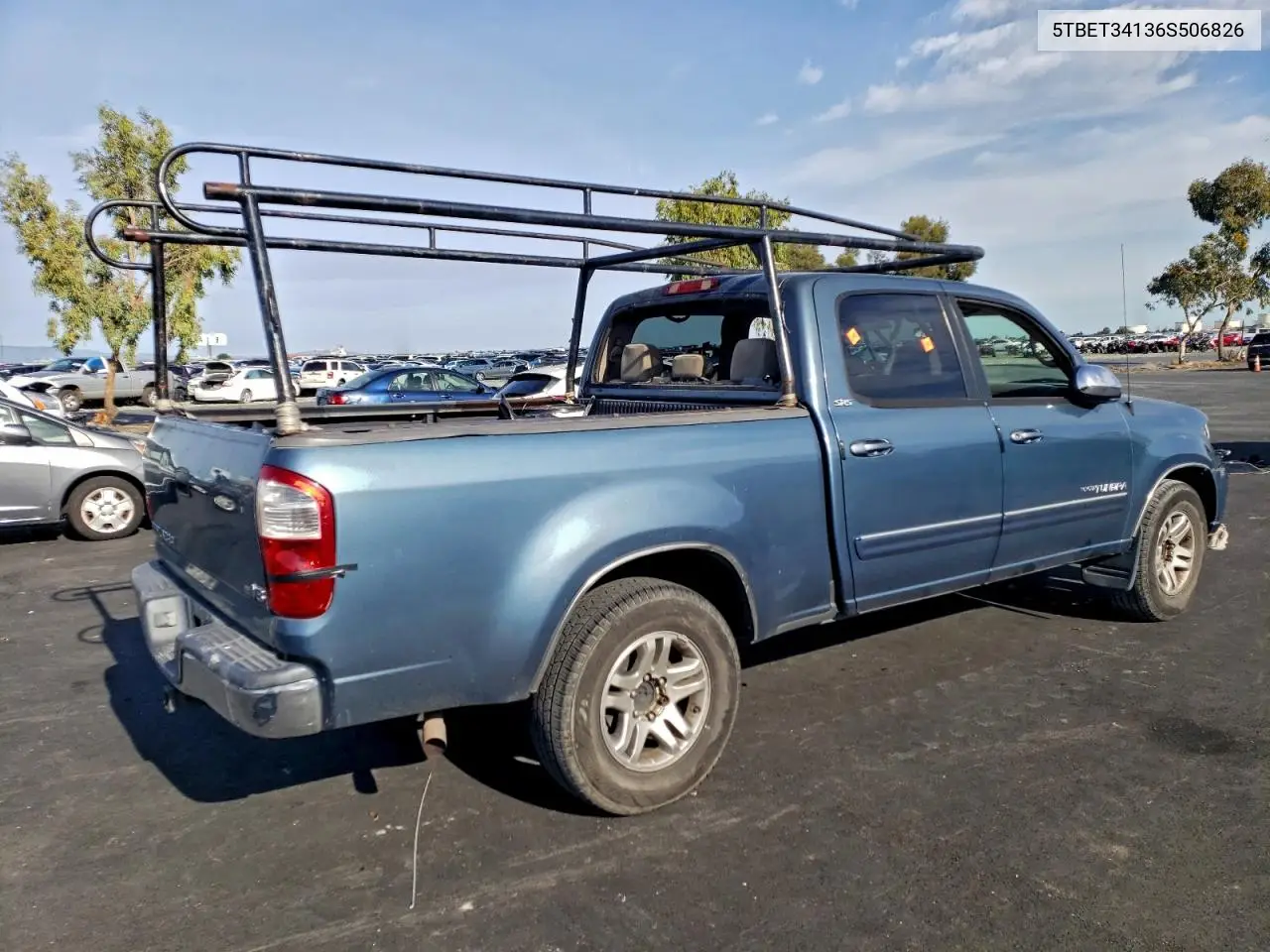 5TBET34136S506826 2006 Toyota Tundra Double Cab Sr5
