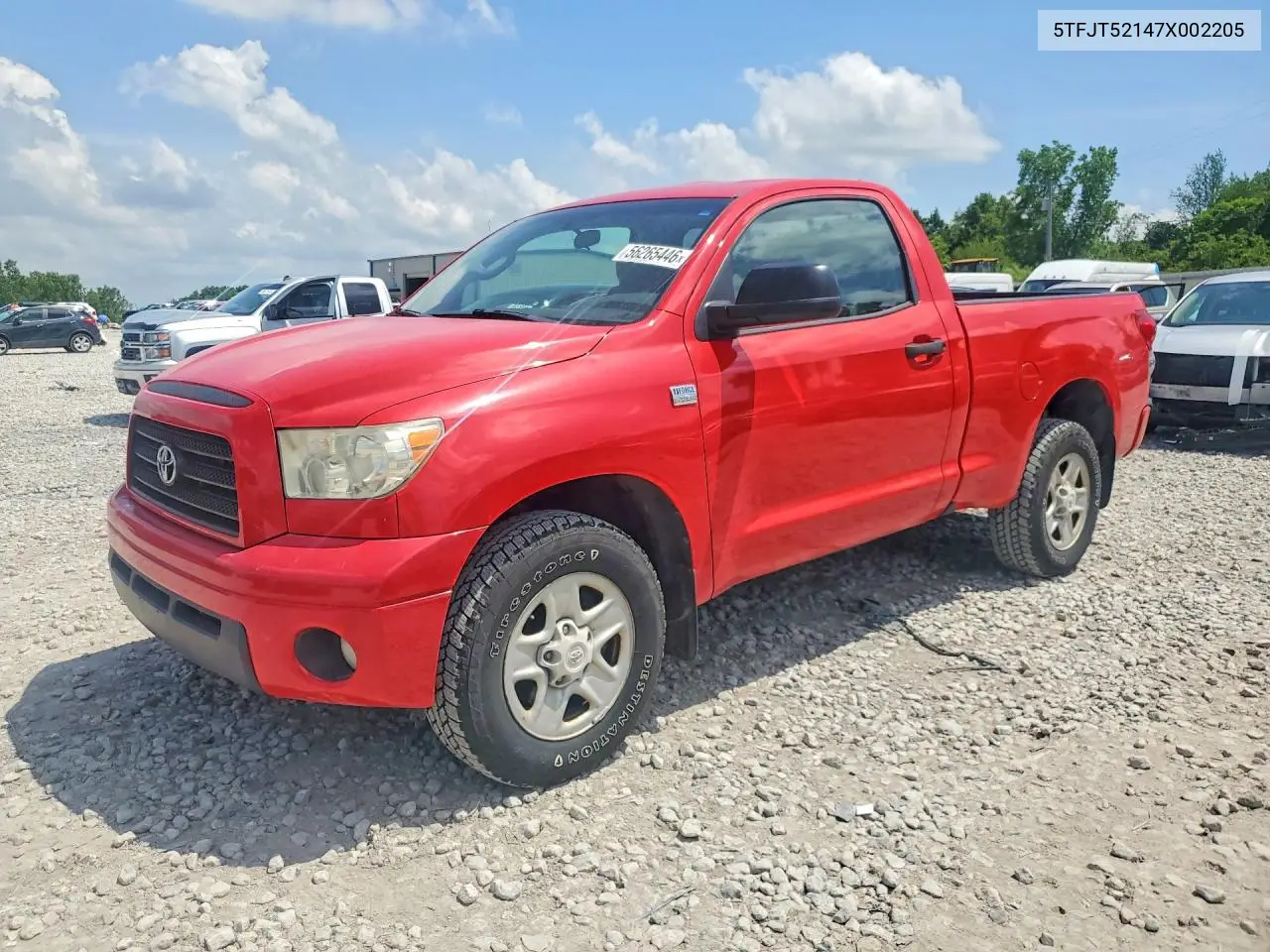 2007 Toyota Tundra Base VIN: 5TFJT52147X002205 Lot: 56265446