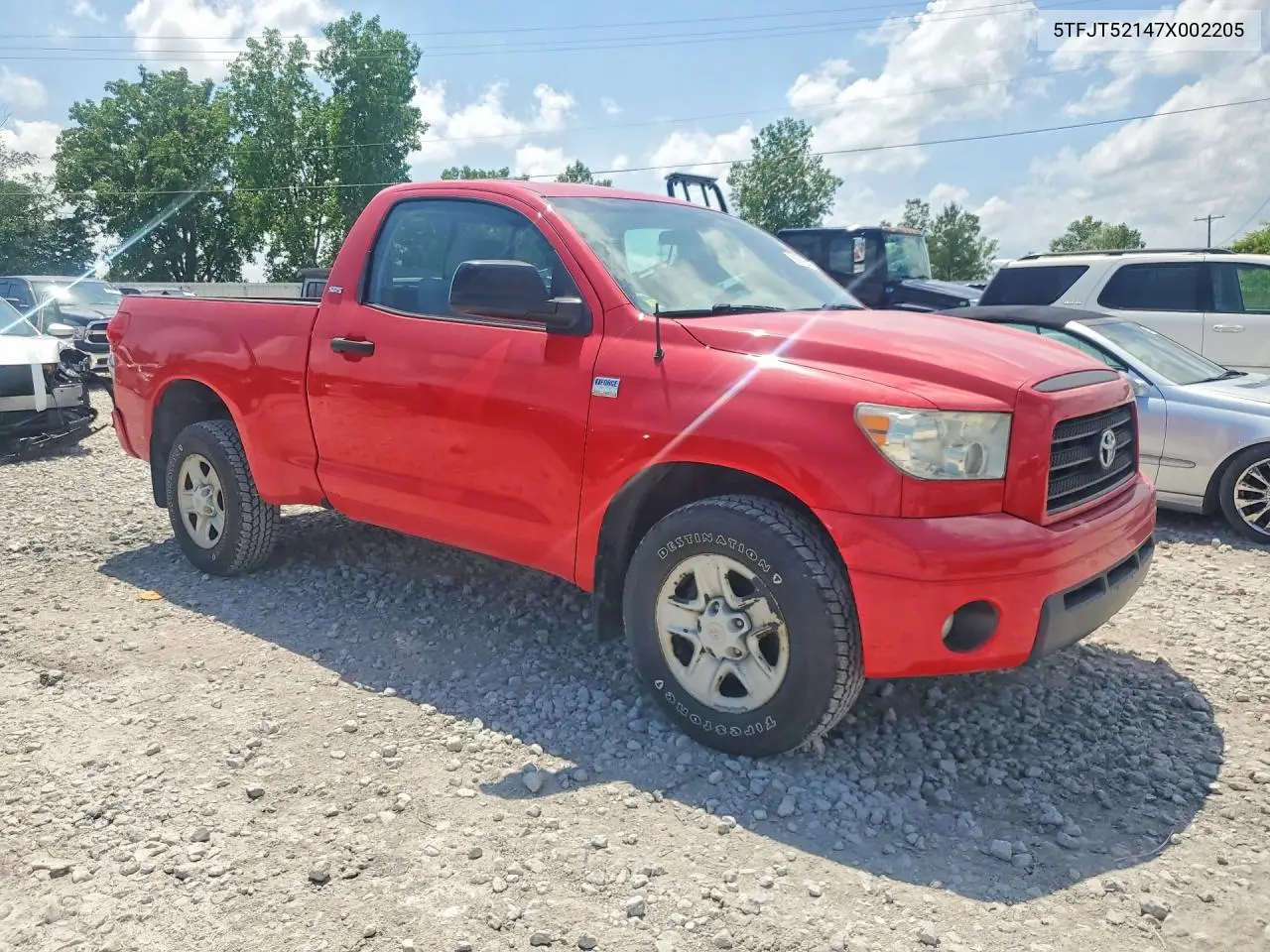 2007 Toyota Tundra Base VIN: 5TFJT52147X002205 Lot: 56265446