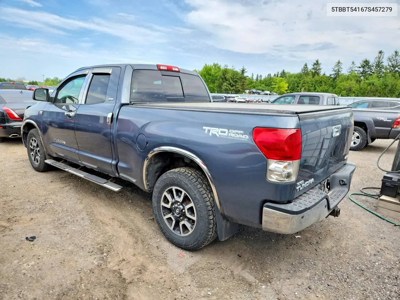 2007 Toyota Tundra Double Cab Sr5 VIN: 5TBBT54167S457279 Lot: 59193576
