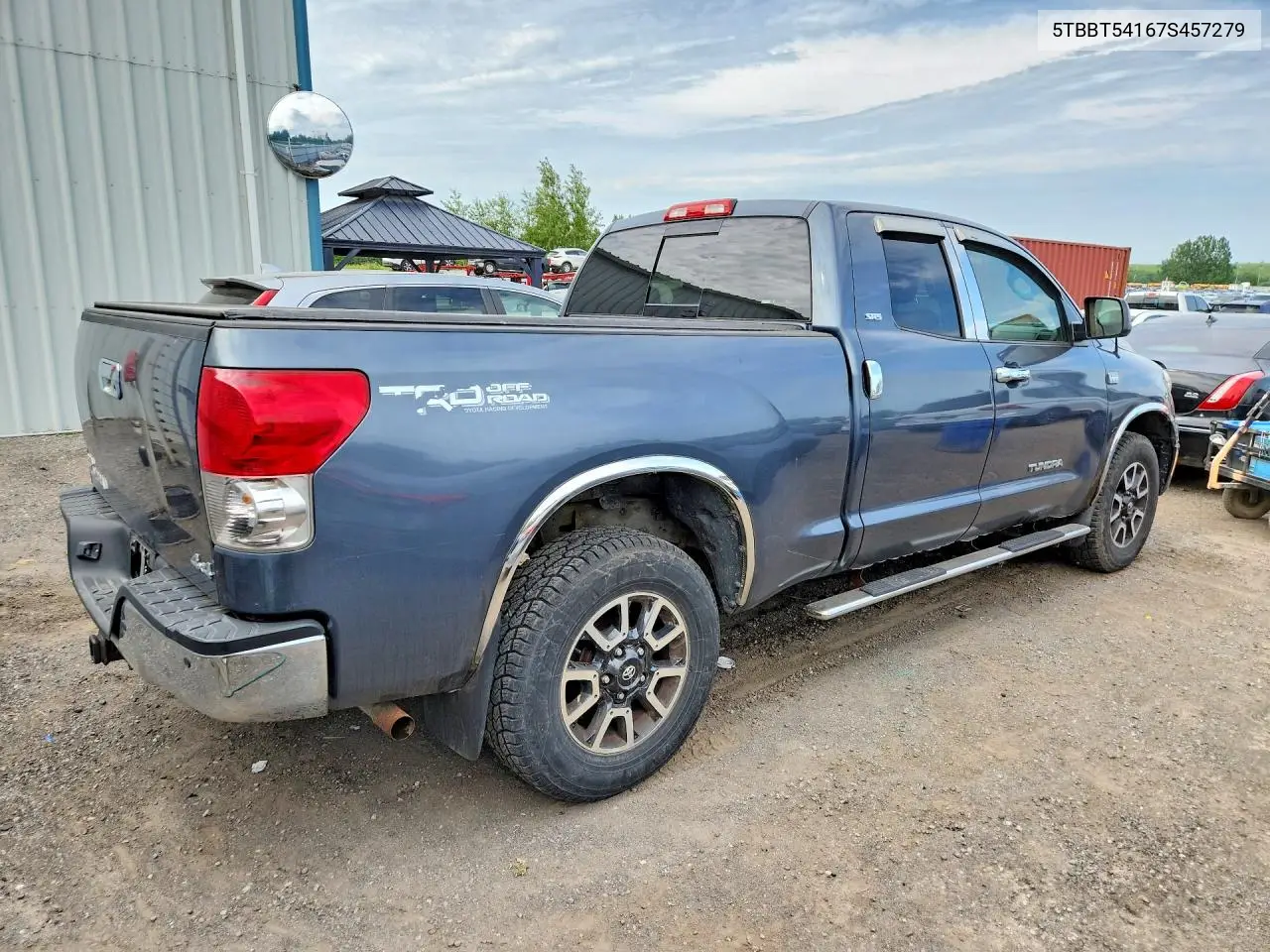 2007 Toyota Tundra Double Cab Sr5 VIN: 5TBBT54167S457279 Lot: 59193576