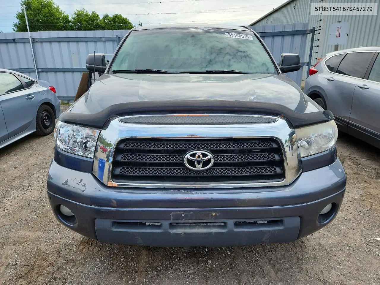 2007 Toyota Tundra Double Cab Sr5 VIN: 5TBBT54167S457279 Lot: 59193576