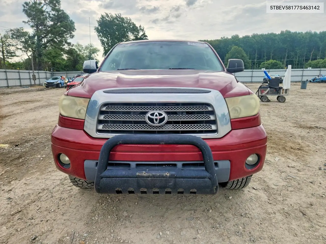 2007 Toyota Tundra Crewmax Limited VIN: 5TBEV58177S463142 Lot: 60762036
