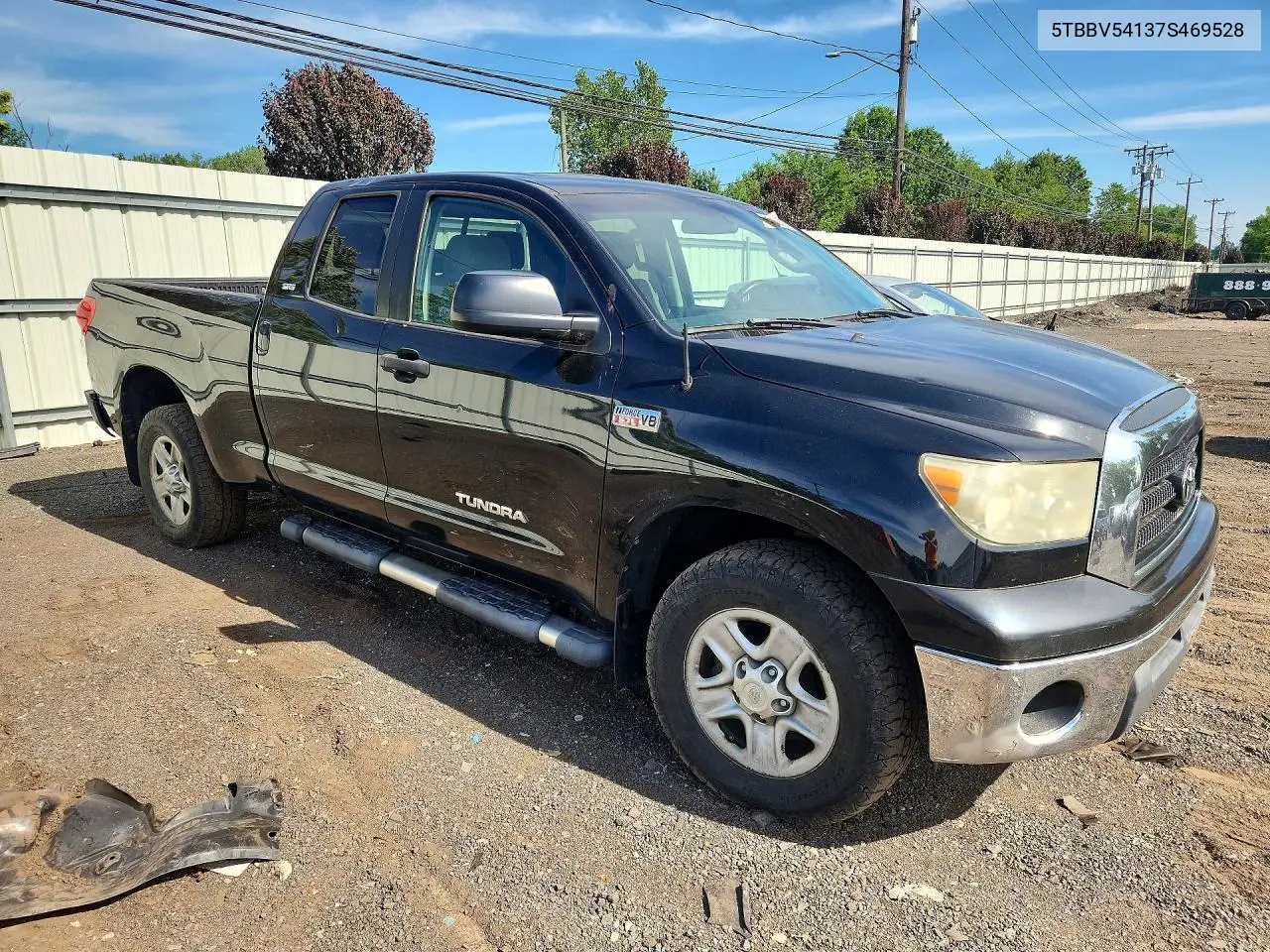 2007 Toyota Tundra Double Cab Sr5 VIN: 5TBBV54137S469528 Lot: 61225626