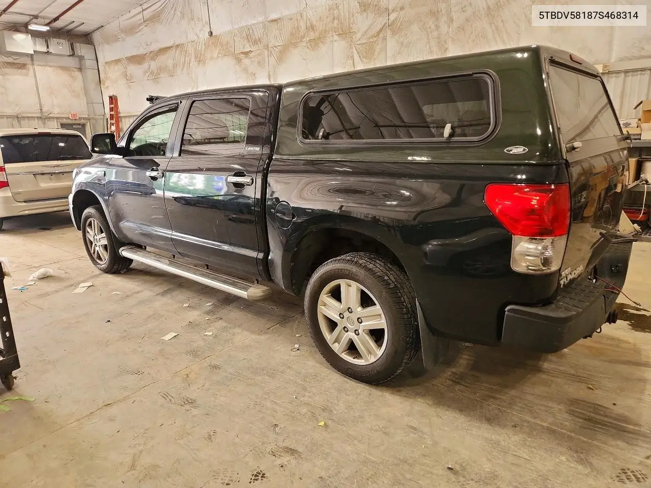 2007 Toyota Tundra Crewmax Limited VIN: 5TBDV58187S468314 Lot: 61573386
