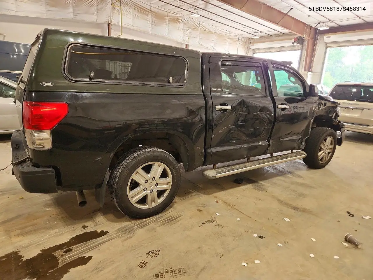 2007 Toyota Tundra Crewmax Limited VIN: 5TBDV58187S468314 Lot: 61573386