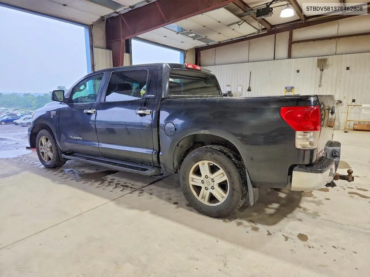 2007 Toyota Tundra Limited VIN: 5TBDV58137S462808 Lot: 61997536