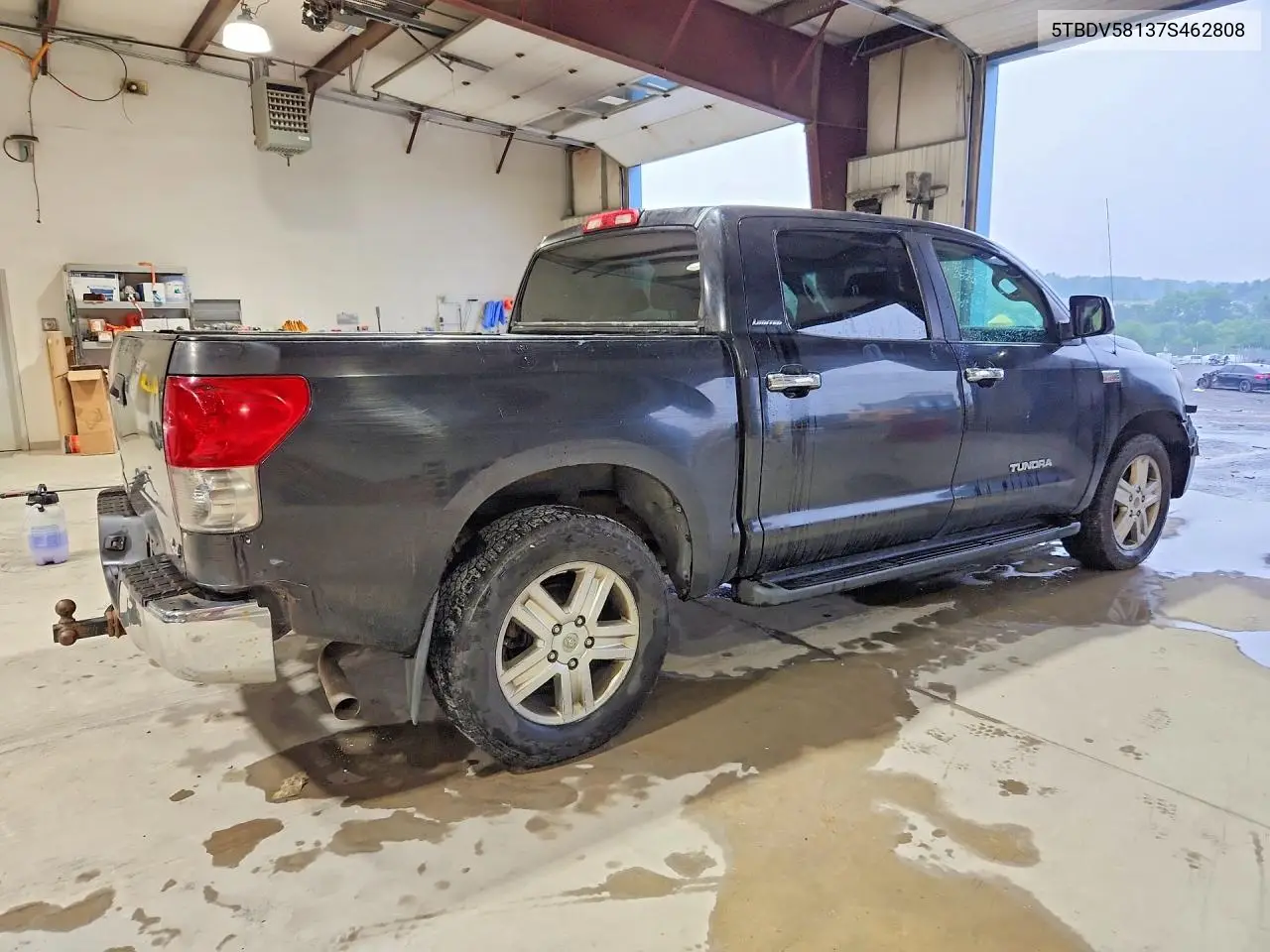 2007 Toyota Tundra Limited VIN: 5TBDV58137S462808 Lot: 61997536