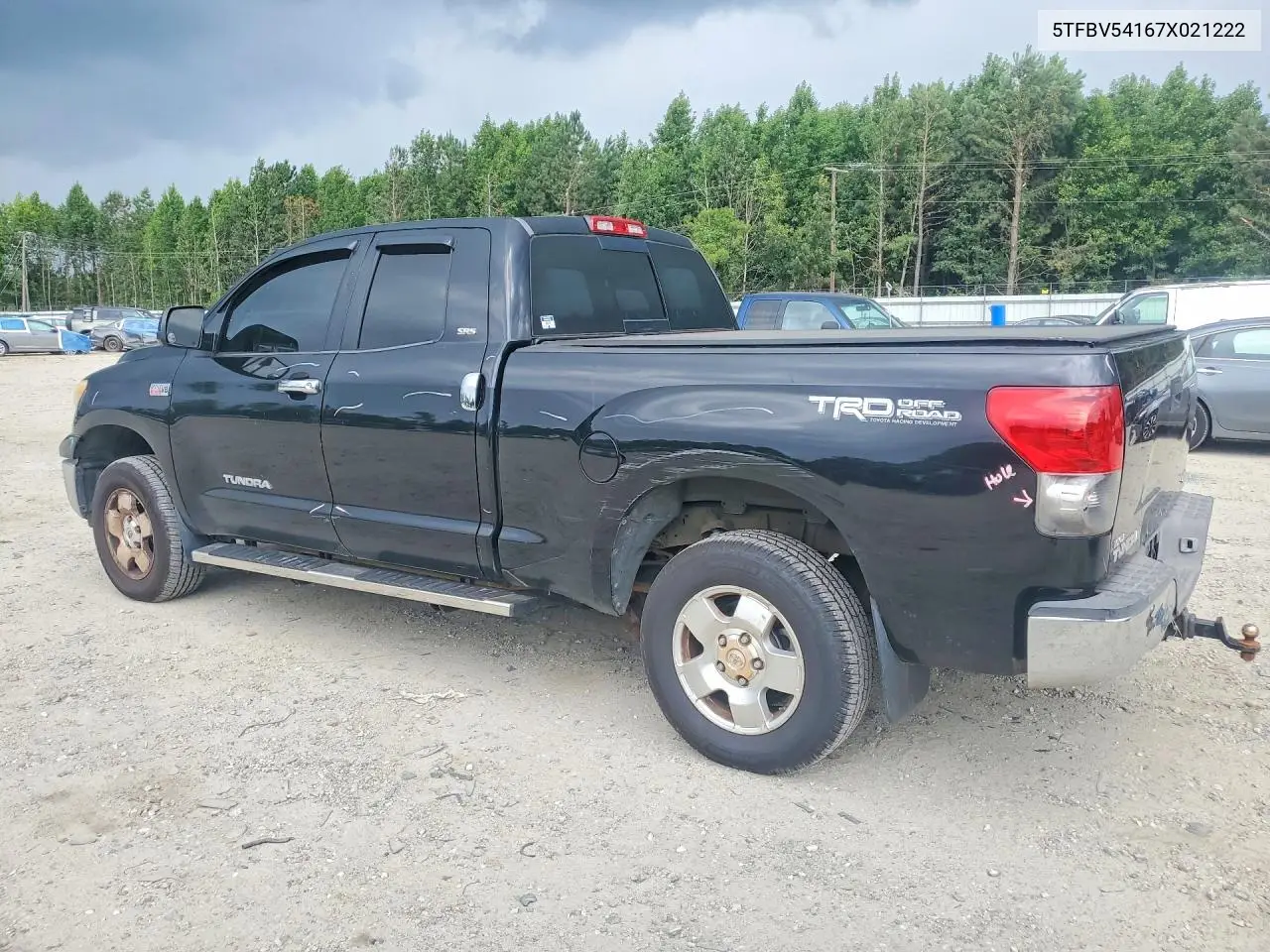 5TFBV54167X021222 2007 Toyota Tundra Double Cab Sr5