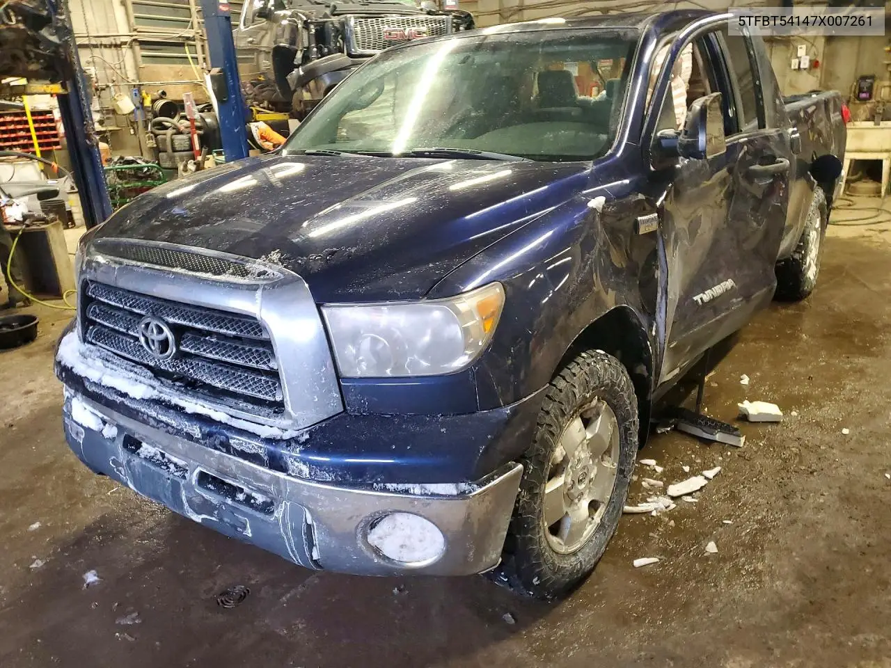 2007 Toyota Tundra Sr5 VIN: 5TFBT54147X007261 Lot: 78779525