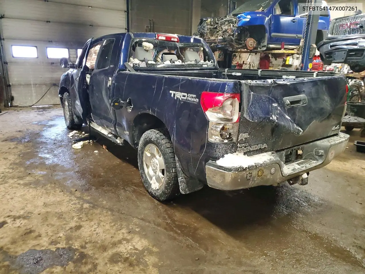 2007 Toyota Tundra Sr5 VIN: 5TFBT54147X007261 Lot: 78779525