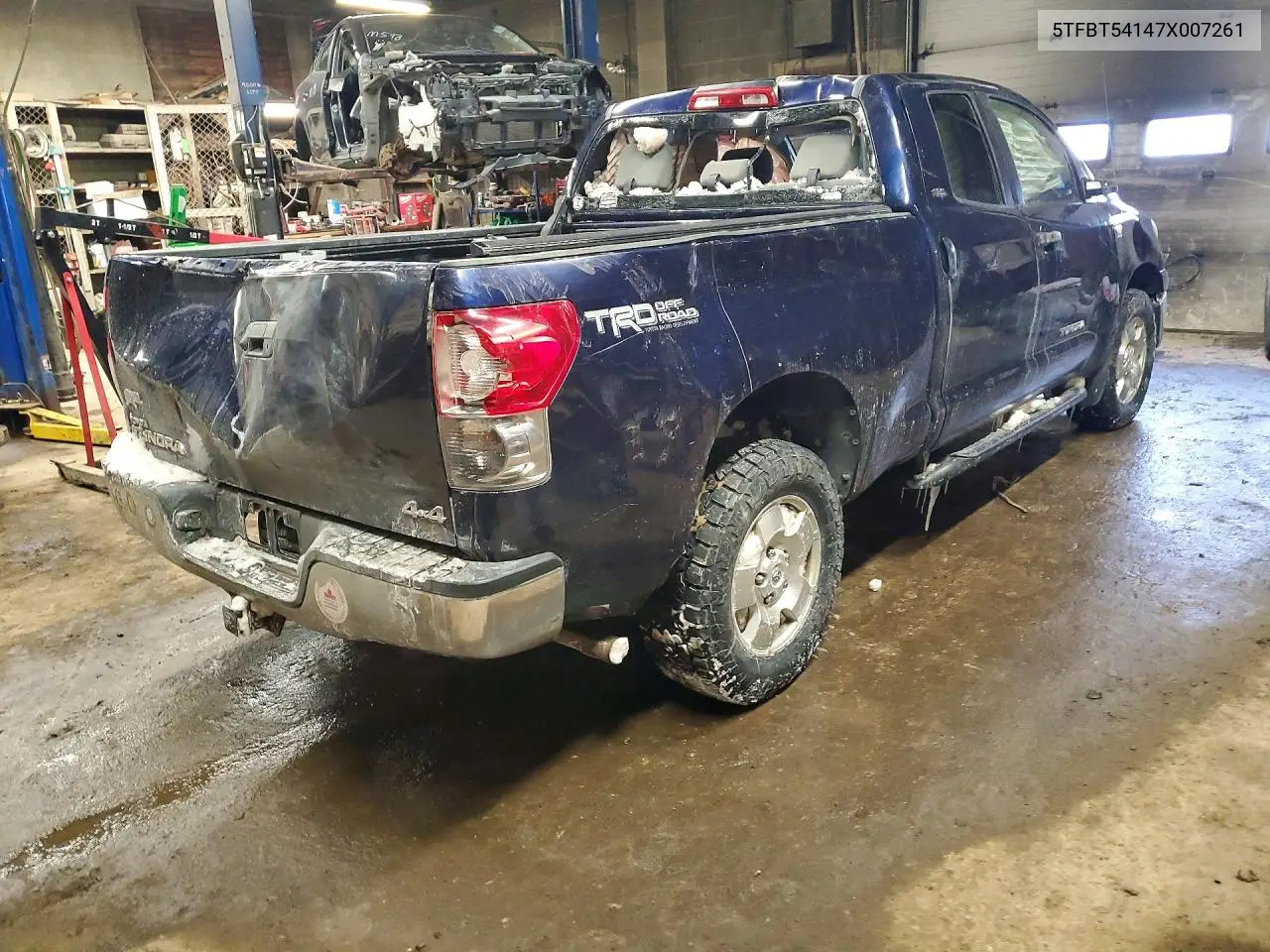 2007 Toyota Tundra Sr5 VIN: 5TFBT54147X007261 Lot: 78779525