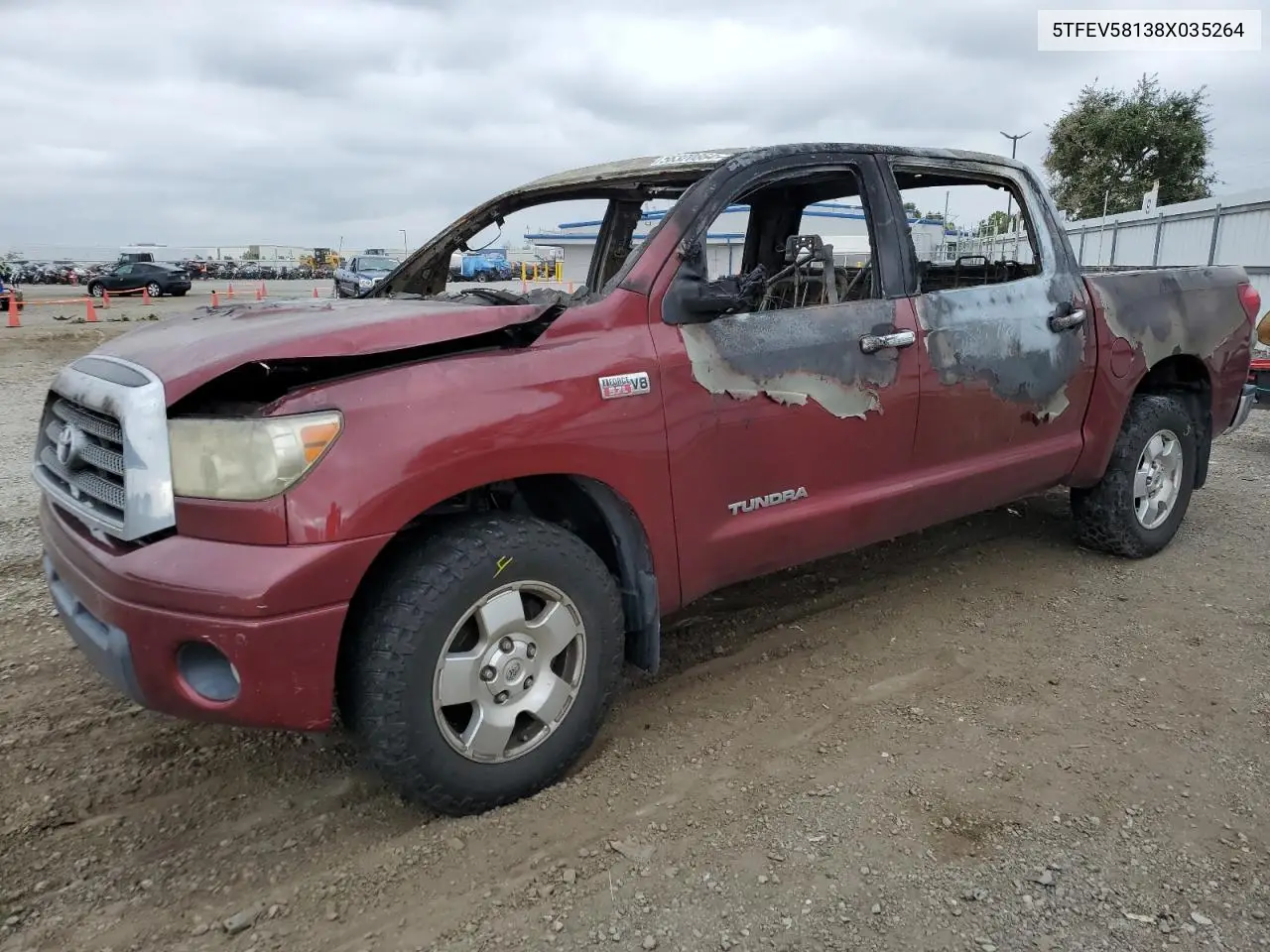 5TFEV58138X035264 2008 Toyota Tundra Crewmax Limited