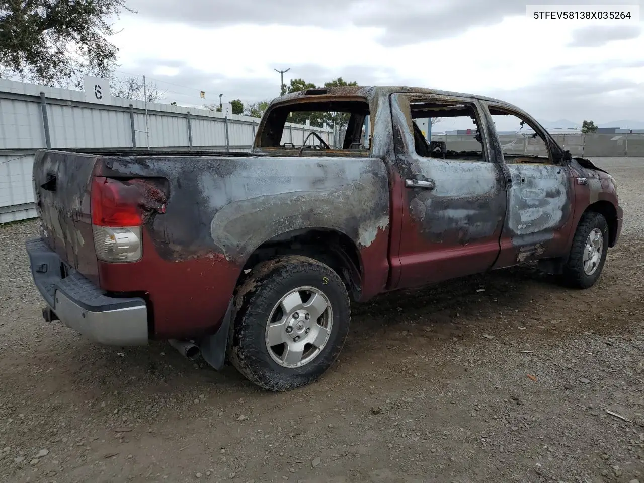 5TFEV58138X035264 2008 Toyota Tundra Crewmax Limited