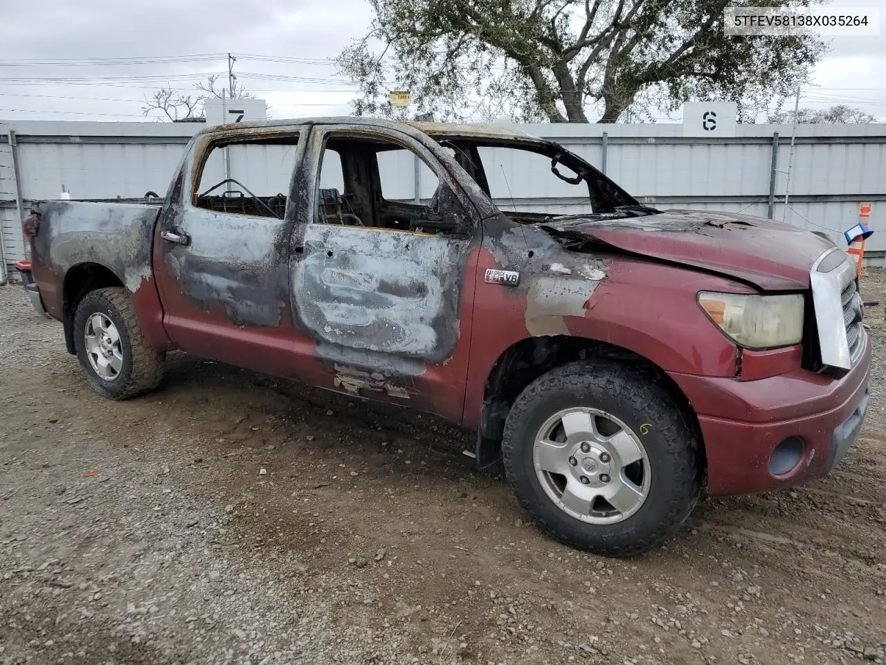 5TFEV58138X035264 2008 Toyota Tundra Crewmax Limited