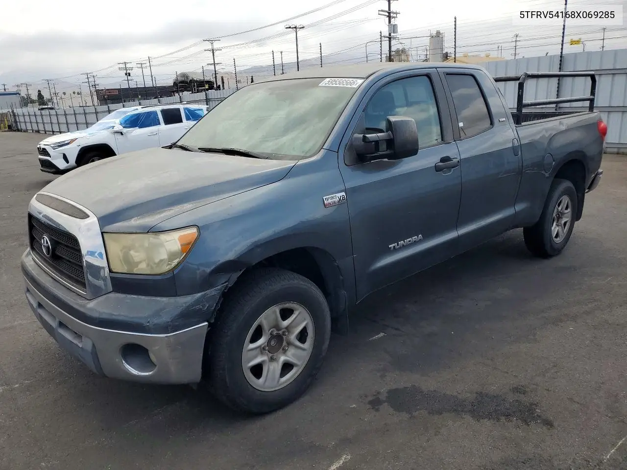 2008 Toyota Tundra Sr5 VIN: 5TFRV54168X069285 Lot: 59556566