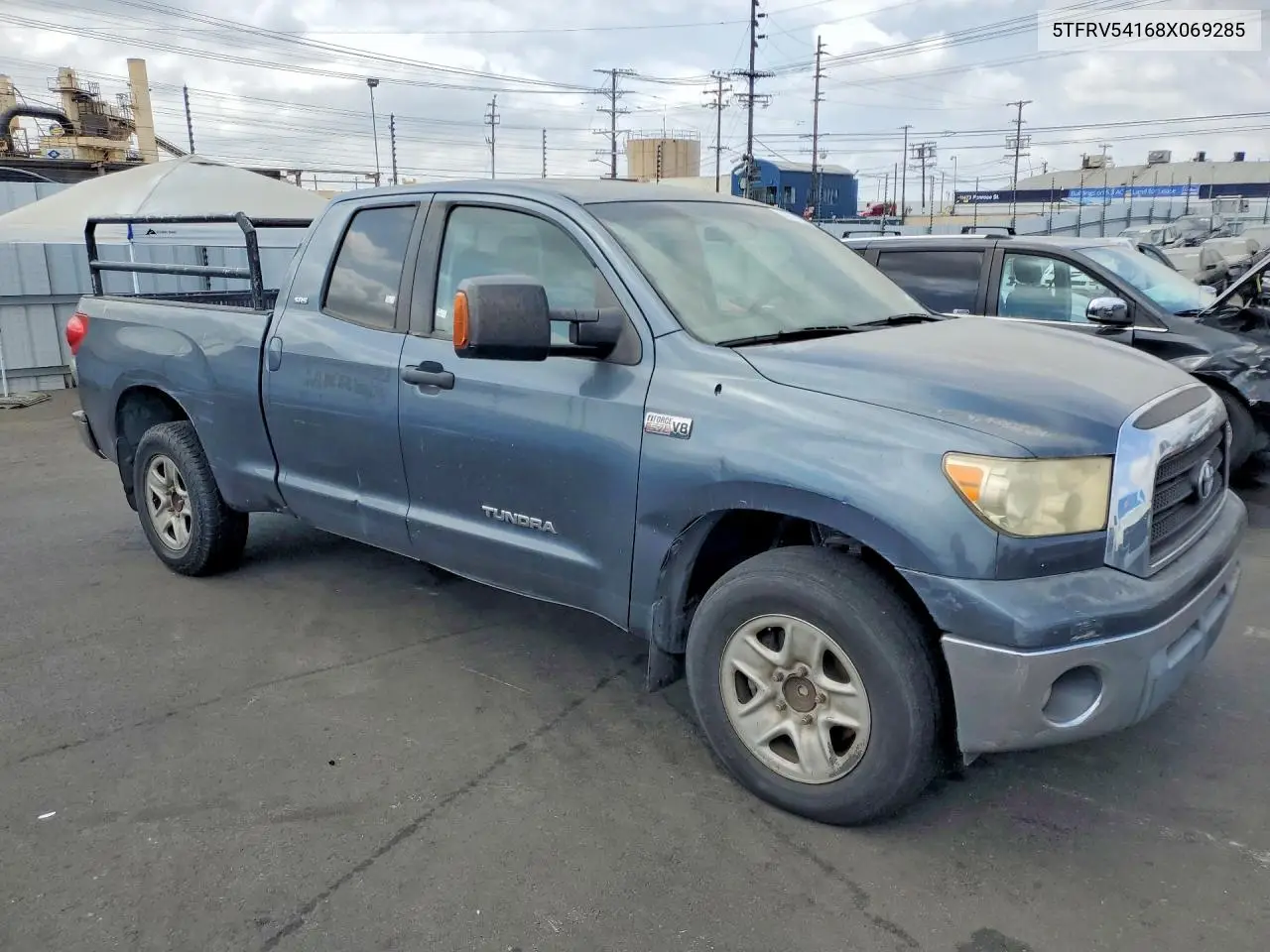 2008 Toyota Tundra Sr5 VIN: 5TFRV54168X069285 Lot: 59556566