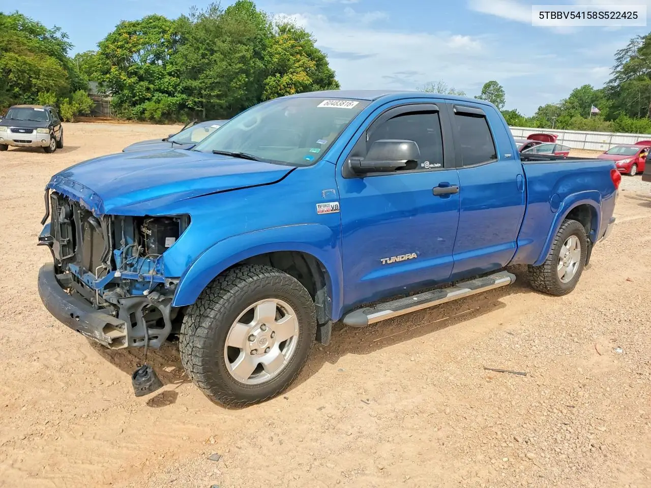 2008 Toyota Tundra Sr5 VIN: 5TBBV54158S522425 Lot: 60483816
