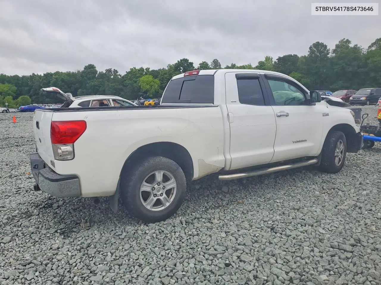 2008 Toyota Tundra Grade VIN: 5TBRV54178S473646 Lot: 60491716