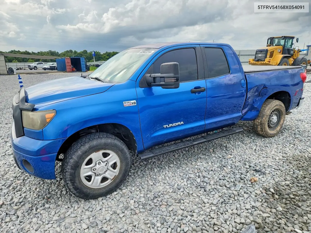 2008 Toyota Tundra Grade VIN: 5TFRV54168X054091 Lot: 60963256