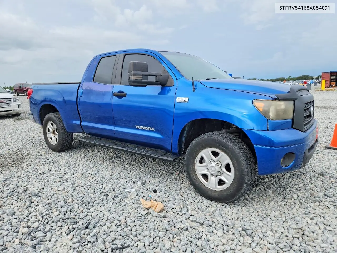 2008 Toyota Tundra Grade VIN: 5TFRV54168X054091 Lot: 60963256