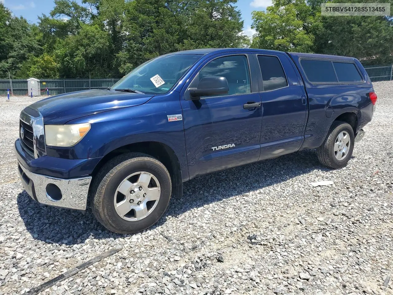 2008 Toyota Tundra Sr5 VIN: 5TBBV54128S513455 Lot: 61543876