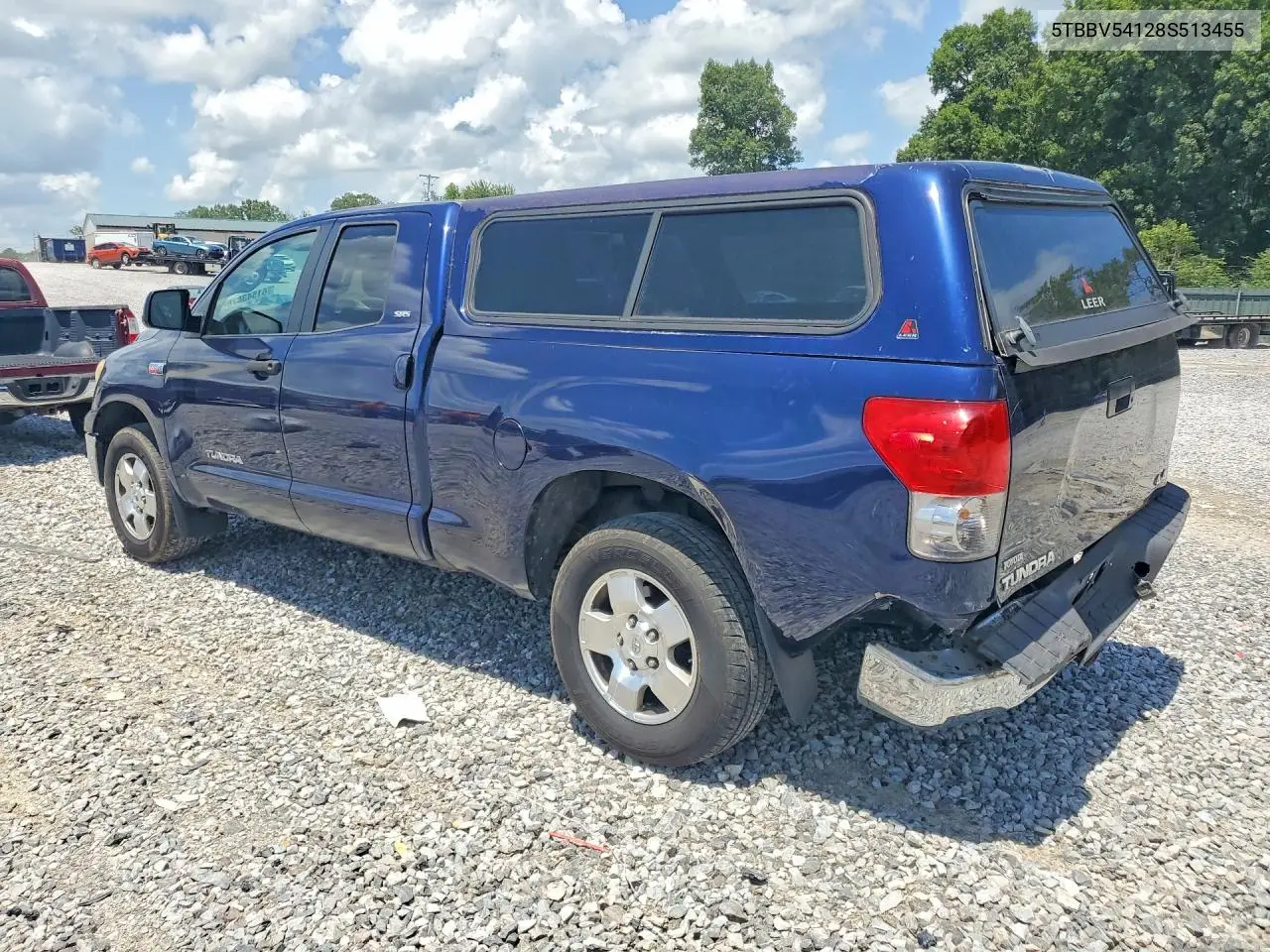 2008 Toyota Tundra Sr5 VIN: 5TBBV54128S513455 Lot: 61543876