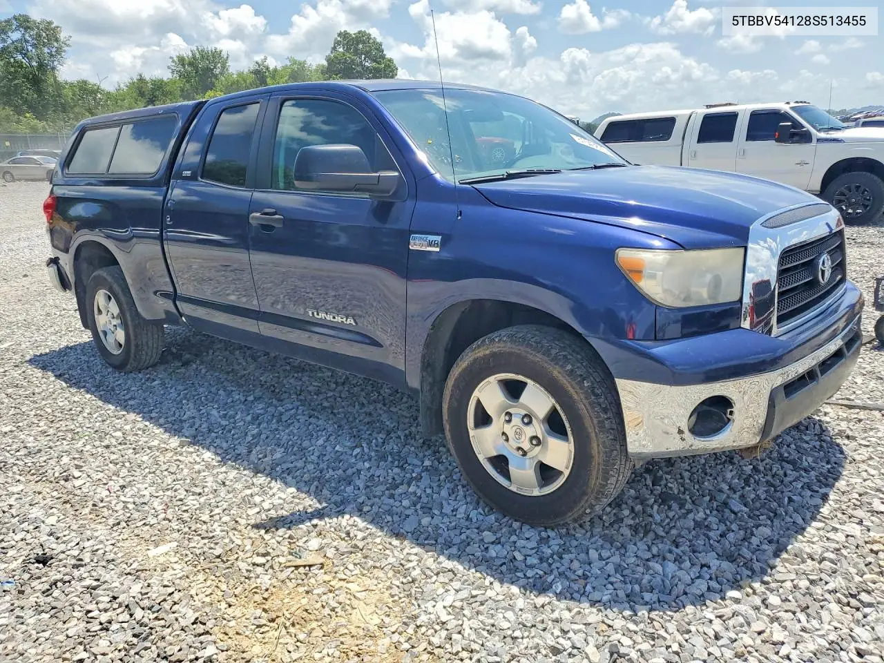2008 Toyota Tundra Sr5 VIN: 5TBBV54128S513455 Lot: 61543876